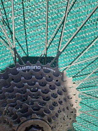 Rueda 26" completa para rodillo