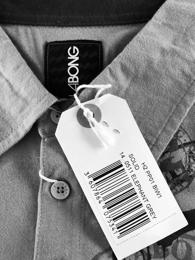 Polo Billabong manga larga gris 14 años