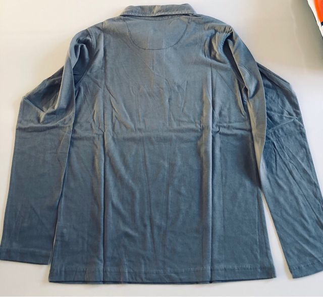 Polo Billabong manga larga gris 14 años