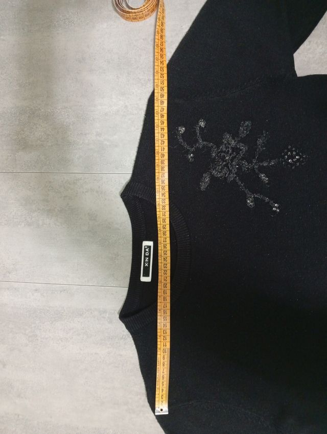 Maglia da donna nera tg.L usata