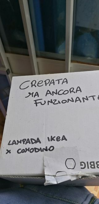 Lampada comodino ikea 