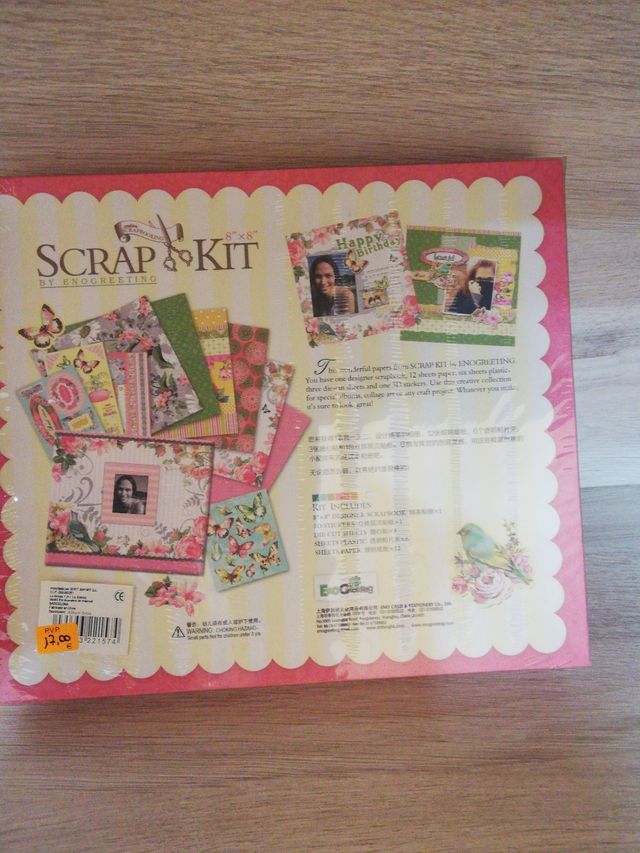 Kit manualidades Scrap booking