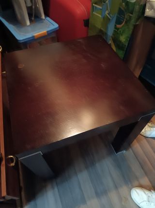 Mesa de Madera color wengué 