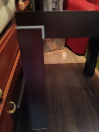 Mesa de Madera color wengué 