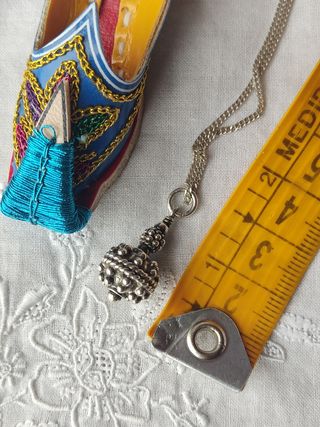 Colgante artesanal en plata de ley 