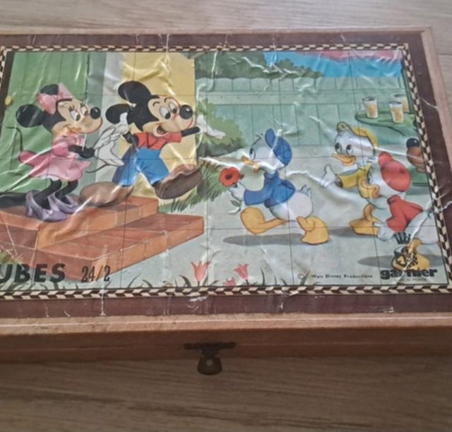 Gioco dei cubi Disney vintage 