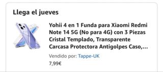 Funda xiaomi redmi nota 14 5g