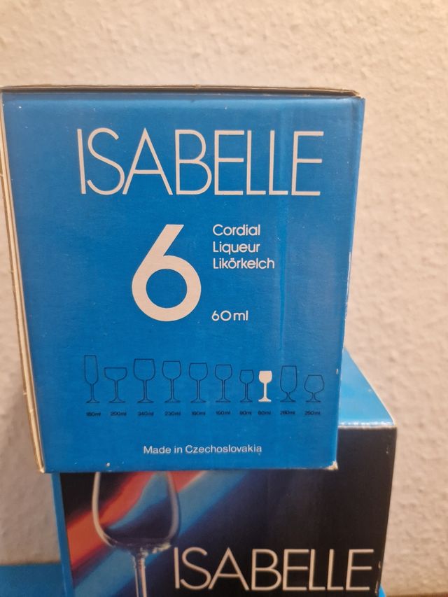 Copas de licor cristal de bohemia