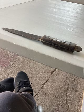 Cuchillo. antiguo 1922