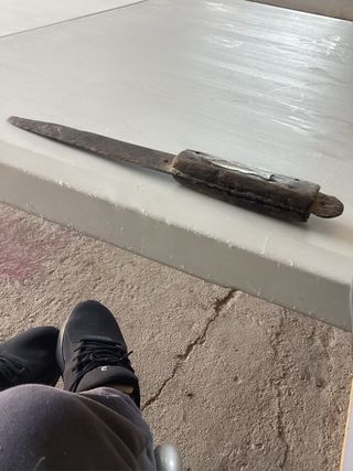 Cuchillo. antiguo 1922