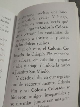 Libro de lectura El Colorín Colorado
