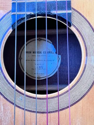 Guitarra española de 50 años