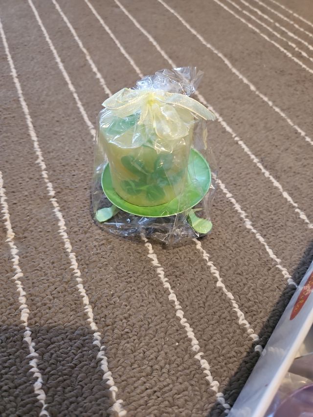 Juego 12 velas cin portavelas