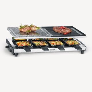 Grill raclette pietra naturale e griglia Severin