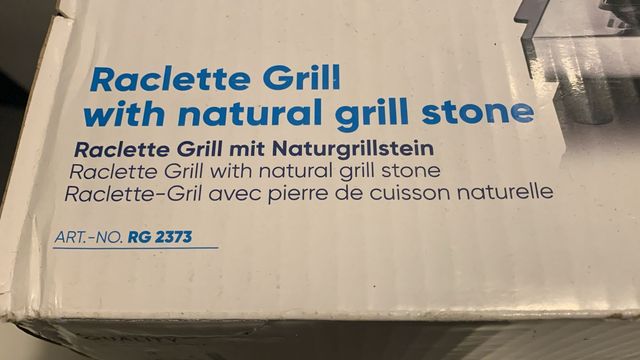 Grill raclette pietra naturale e griglia Severin