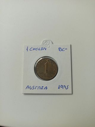 Moneda 1 chelin 1995 
