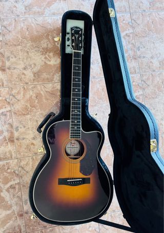 Guitarra acustica Fender paramount PM3 de luxe SB
