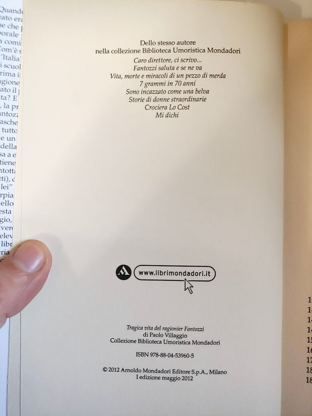 Tragica vita del ragionier Fantozzi