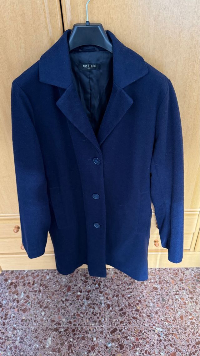 Abrigo azul marino T.M