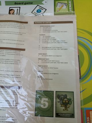 Juego para aprender inglés 