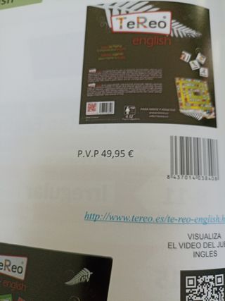 Juego para aprender inglés 