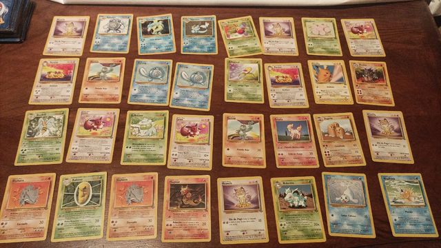 Cartas Pokémon TCG 1999