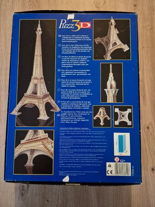 Vintage 3D Puzzle Torre Eiffel 1997