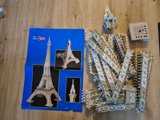 Vintage 3D Puzzle Torre Eiffel 1997