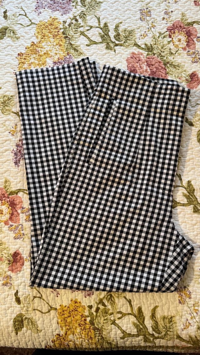 Pantalón pinza Zara de cuadros T.L