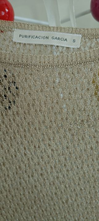 Jersey de fiesta beige dorado