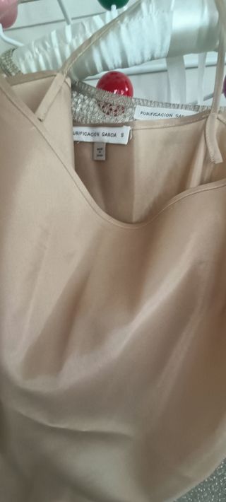 Jersey de fiesta beige dorado