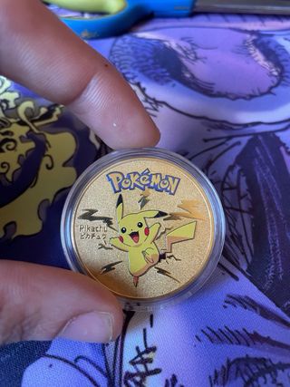 Moneda Pokemon Japonesa Pikachu 