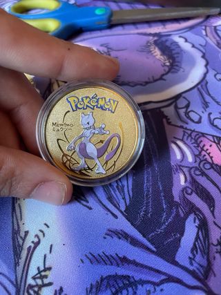 Moneda Pokemon Japonesa Mewto