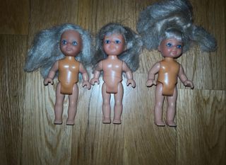 3 Barbie Shelly + complementos