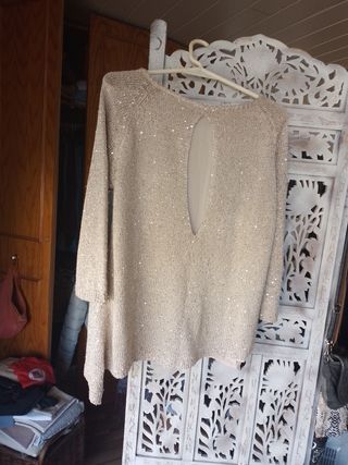 Jersey de lentejuelas M/L