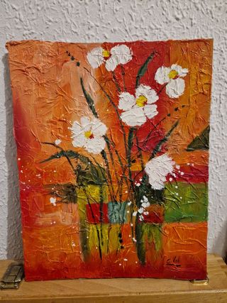 Cuadro/Pintura al óleo, marina