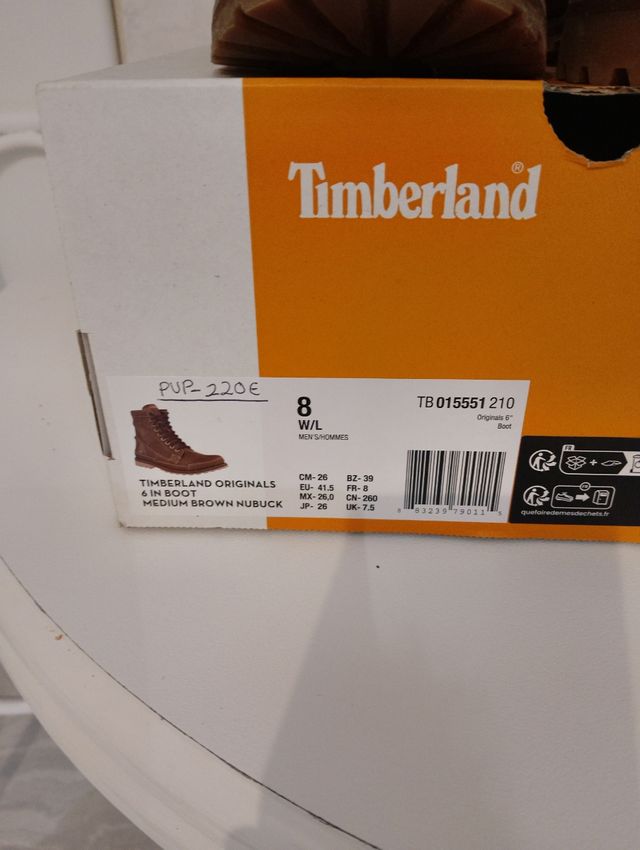 Bota hombre nueva Timberland