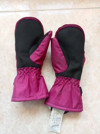 Manopla niña nieve talla 8 años fucsia