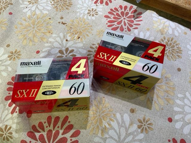 Fita cassete maxell 60m