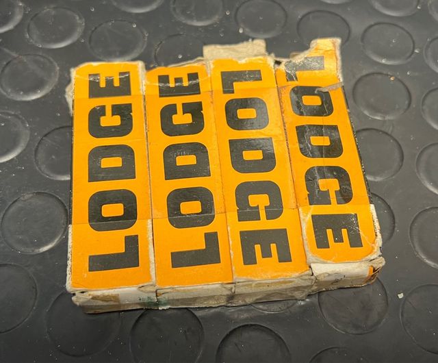 4 car spark plugs Lodge 2HLN 2HLNY Alfa Rome