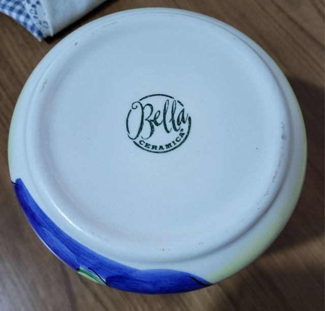 Barattolo in ceramica Bella made in ltaly 