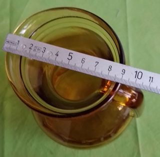 Brocca vetro ambrato