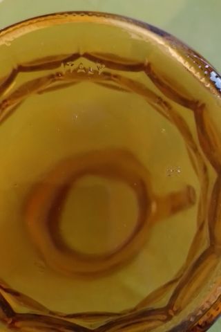 Brocca vetro ambrato