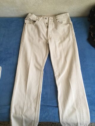 Levis 501 Blancos Lote 2