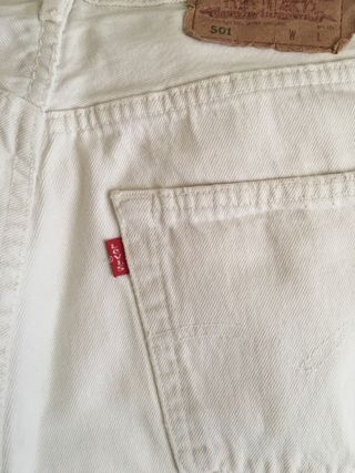 Levis 501 Blancos Lote 2