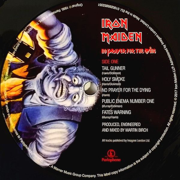 Iron Maiden No Prayer For The Dying álbum original
