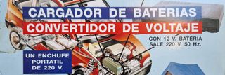 Convertidor de voltaje. Cargador de baterías