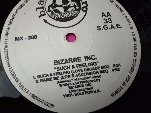 Vinilo Bizarre Inc