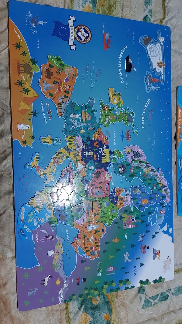 Mapa europa y españa regiones magneticas