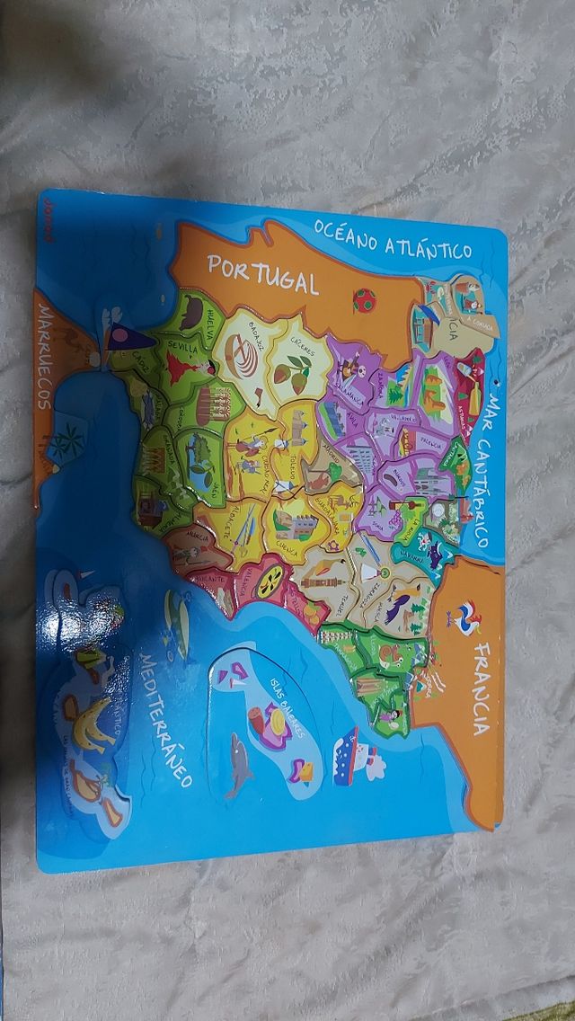 Mapa europa y españa regiones magneticas